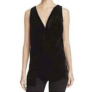 🆕 Kenneth Cole velvet twist front surplice…